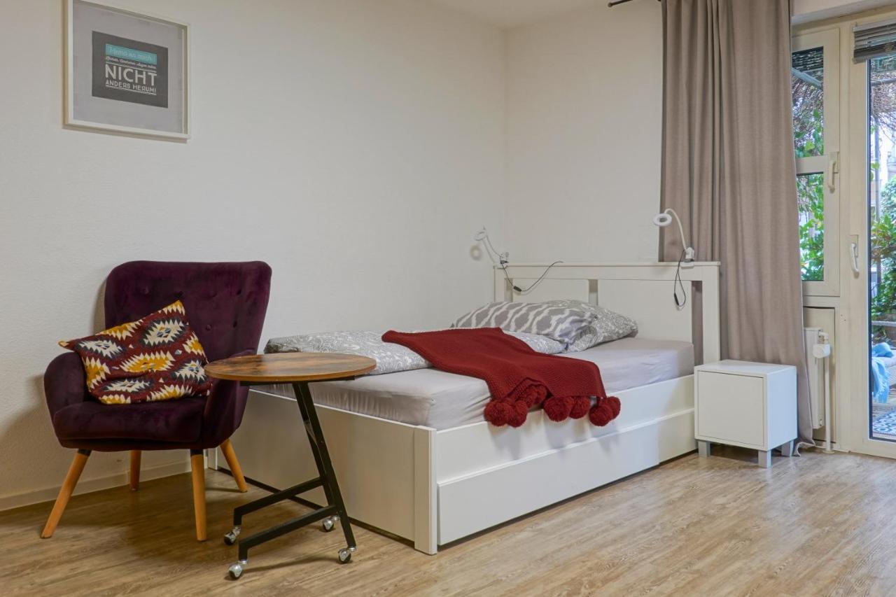 1 Zimmer Wohnung mit der Terrasse in der Innenstadt Wiesbaden Exterior foto